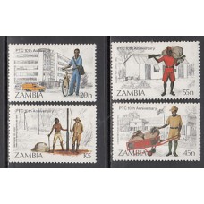 Zambia - Correo Yvert 332/5 ** Mnh