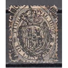 España Fiscales Postales 1882 Edifil 12 usado