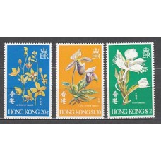 Hong Kong - Correo Yvert 335/7 ** Mnh  Flores