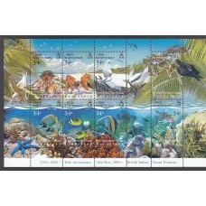 Oceano Indico - Correo Yvert 338/45 ** Mnh   Fauna marina