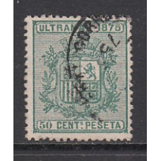 Cuba Sueltos 1875 Edifil 33 usado