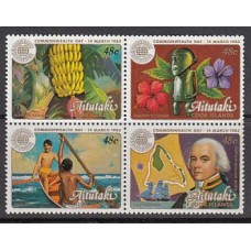 Aitutaki Correo Yvert 341/44 ** Mnh