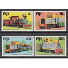 Fidji - Correo Yvert 341/4 ** Mnh Trenes