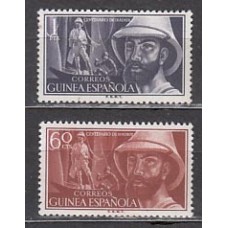 Guinea Correo 1955 Edifil 342/3 ** Mnh