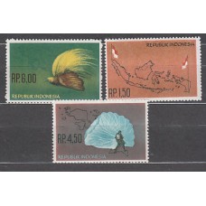 Indonesia - Correo 1963 Yvert 342/4 ** Mnh