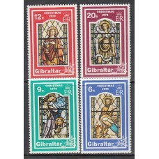 Gibraltar - Correo 1976 Yvert 342/5 ** Mnh Navidad