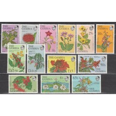 Gambia - Correo 1977 Yvert 343/55 ** Mnh  Flores