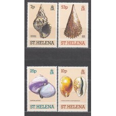 Santa Helena - Correo Yvert 343/6 ** Mnh  Fauna conchas