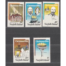 Norfolk - Correo Yvert 343/7 ** Mnh Navidad