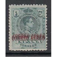 España Variedades 1920 Edifil 292hh ** Mnh  sobrecarga doble