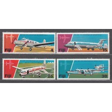 Fidji - Correo Yvert 347/50 ** Mnh Avión