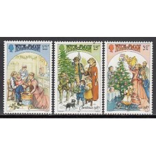 Man - Correo 1987 Yvert 348/50 ** Mnh Navidad