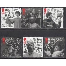 Gran Bretaña - Correo 2011 Yvert 3481/6 ** Mnh Shakespeare