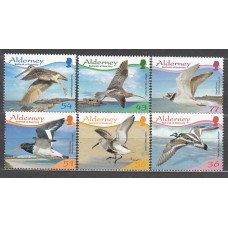 Alderney Correo Yvert 352/7 ** Mnh Fauna aves