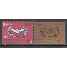 Ceylan - Correo Yvert 355/6 ** Mnh  ONU