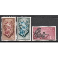 Guinea Correo 1955 Edifil 355/7 ** Mnh