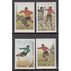 Zambia - Correo Yvert 356/9 ** Mnh   Deportes fútbol