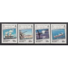 Ascension - Correo Yvert 357/60 ** Mnh  Barcos