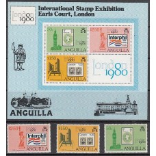 Anguilla Correo Yvert 358/60+Hb 32 ** Mnh Filatelia