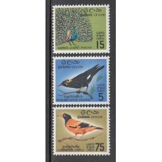 Ceylan - Correo Yvert 358/60 ** Mnh  Fauna aves