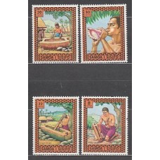 Samoa - Correo Yvert 359/62 ** Mnh Música. Instrumentos Musicales