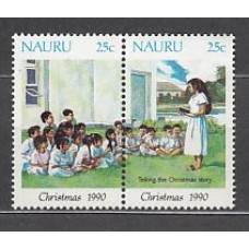 Nauru - Correo Yvert 362/3 ** Mnh Navidad