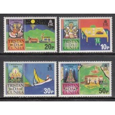 Tristan da Cunha - Correo Yvert 362/5 ** Mnh  Navidad