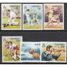 Guernsey - Correo 1986 Yvert 363/68 ** Mnh Deportes