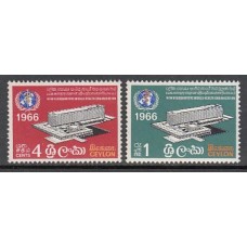 Ceylan - Correo Yvert 366/7 ** Mnh  OMS