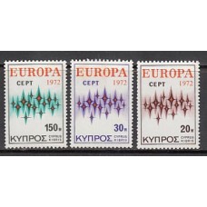 Chipre - Correo 1972 Yvert 366/8 ** Mnh Europa