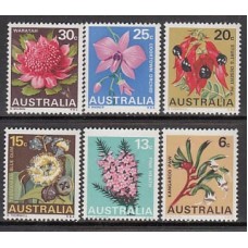 Australia - Correo 1968 Yvert 367/372 ** Mnh Flores