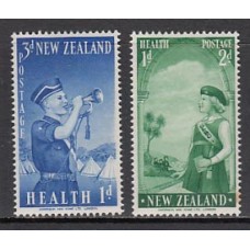 Nueva Zelanda - Correo 1958 Yvert 368/9 ** Mnh Scouts