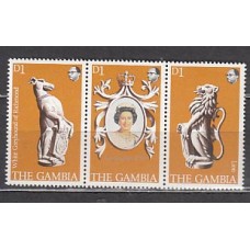 Gambia - Correo 1978 Yvert 369/71 ** Mnh  Isabel II