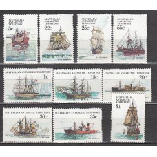 Australia Artantica - Correo Yvert 37/46 ** Mnh Barcos