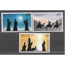 San Vicente-Grenadines - Correo Yvert 371/3 ** Mnh Navidad