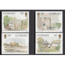 Guernsey - Correo 1986 Yvert 371/4 ** Mnh Museos