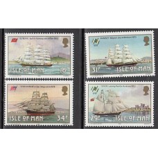 Man - Correo 1988 Yvert 371/74 ** Mnh Barcos