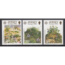 Jersey - Correo 1986 Yvert 372/4 ** Mnh Europa