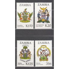 Zambia - Correo Yvert 372/5 ** Mnh   Escudos