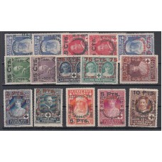 España Reinado Alfonso XIII 1927 Edifil 373/87 ** Mnh  Bonita