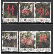 Man - Correo 1988 Yvert 375/80 ** Mnh Flores