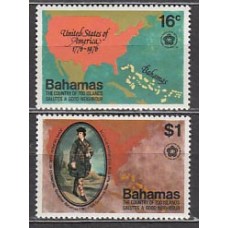 Bahamas - Correo 1976 Yvert 376/77 ** Mnh Independencia de EEUU