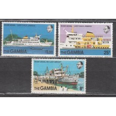 Gambia - Correo 1978 Yvert 376/8 ** Mnh  Barcos