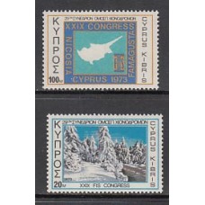Chipre - Correo 1973 Yvert 379/80 ** Mnh