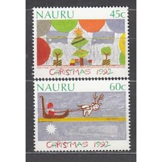Nauru - Correo Yvert 381/2 ** Mnh Navidad