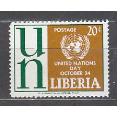 Liberia - Correo 1962 Yvert 381 ** Mnh  ONU