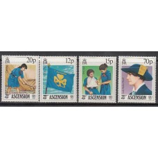 Ascension - Correo Yvert 382/5 ** Mnh  Scoutismo