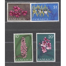 Jamaica - Correo Yvert 383/6 ** Mnh Flores orquideas