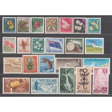 Nueva Zelanda - Correo 1960 Yvert 384/401 * Mh Flores