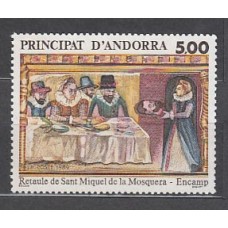 Andorra Francesa Correo 1989 Yvert 384 ** Mnh Pintura